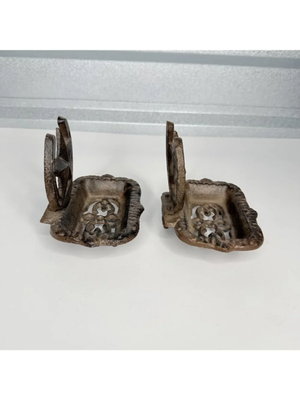 Cast Iron Horseshoe Star Soap Dish Rustic Western Cowboy Ranch Texas Decor